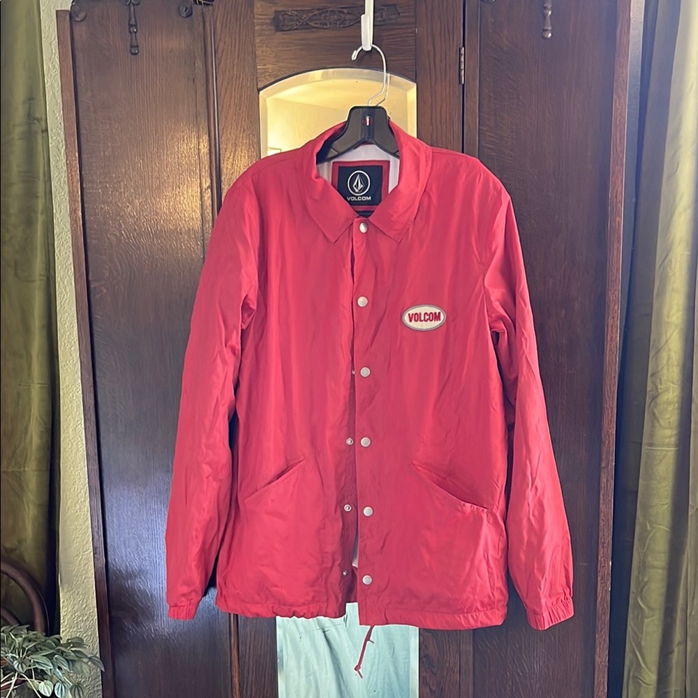 Volcom Red Wind Breaker